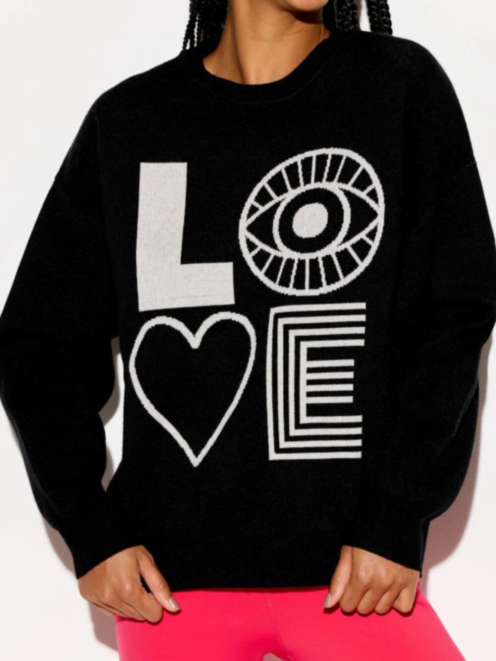 Spiritual Gangster Eye Love Lume Sweater Crewneck Sweater